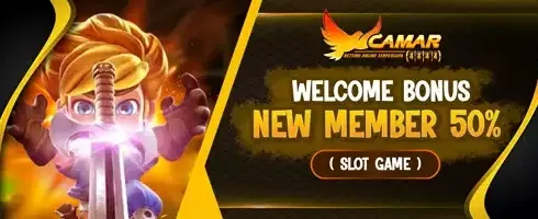 Bonus Member Baru 50% Welcome Pack promotional banner